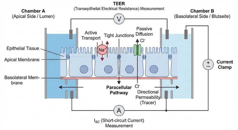 Was ist eine Ussing-Kammer?